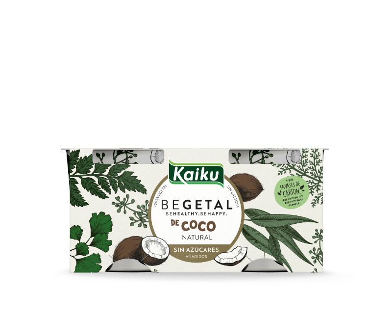 KBEGETAL-Yogures Coco Natural Sin Azucar